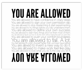 you are allowed